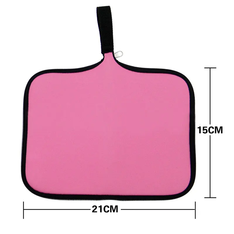 Factory customized Round square gaming mouse pad sublimation Printing Wholesale neoprene case mouse zipper pouch