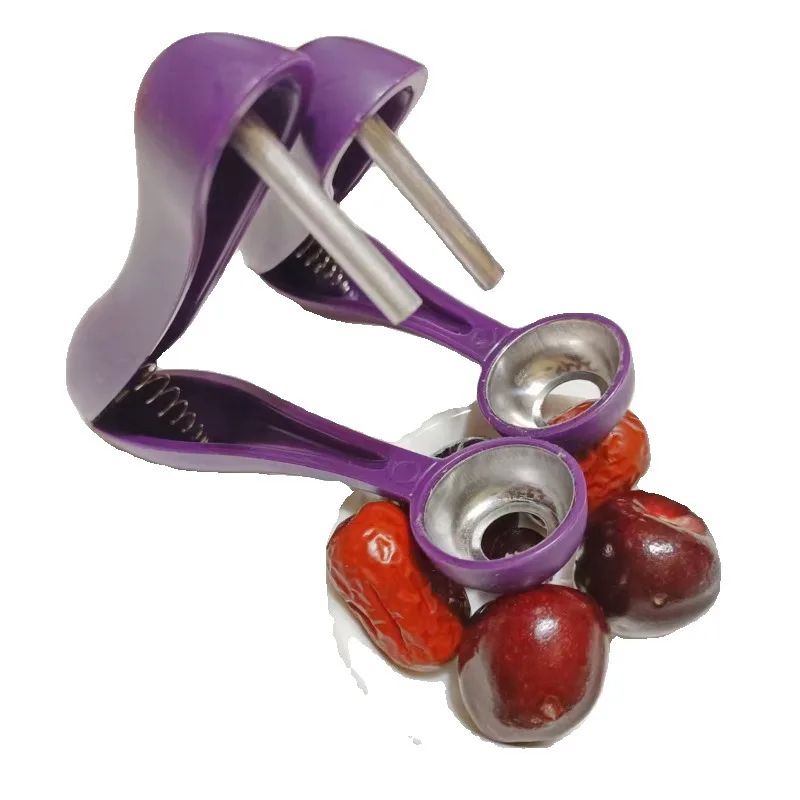 Cherry Fruit Kitchen Pitter Remover Olive Corer Remove Pit Tool Seed Gadget Fruit Vegetable Tools Cherry Pitter Kitchen Gadgets