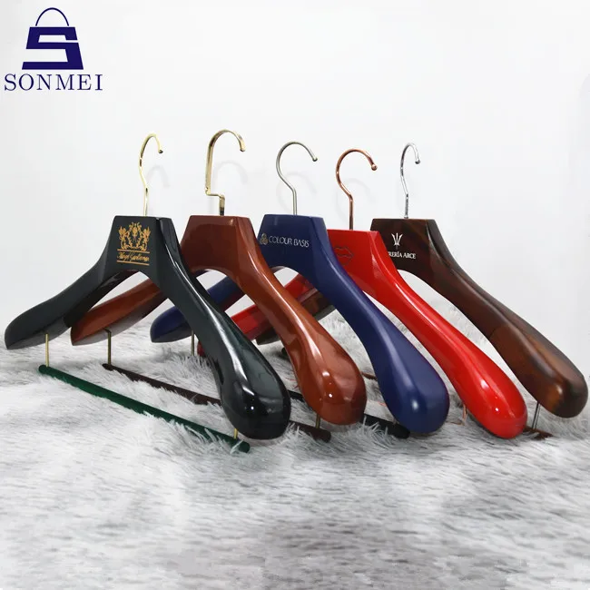 suit wooden hangers ,