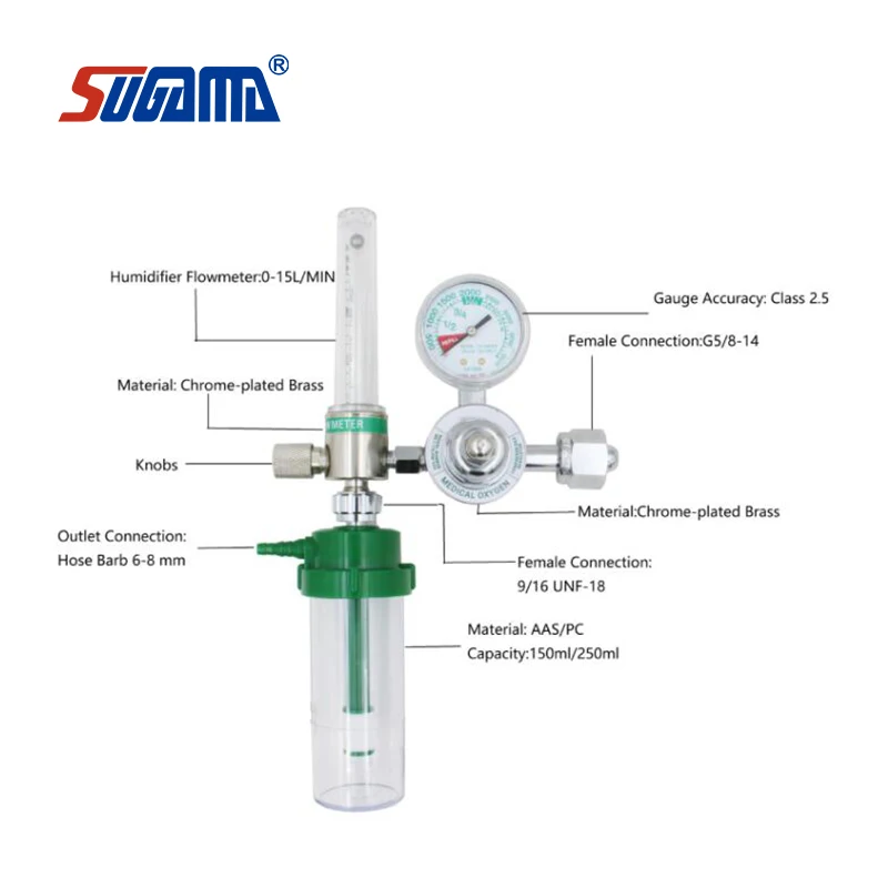 Лидер продаж медицинский Регулятор давления кислорода
