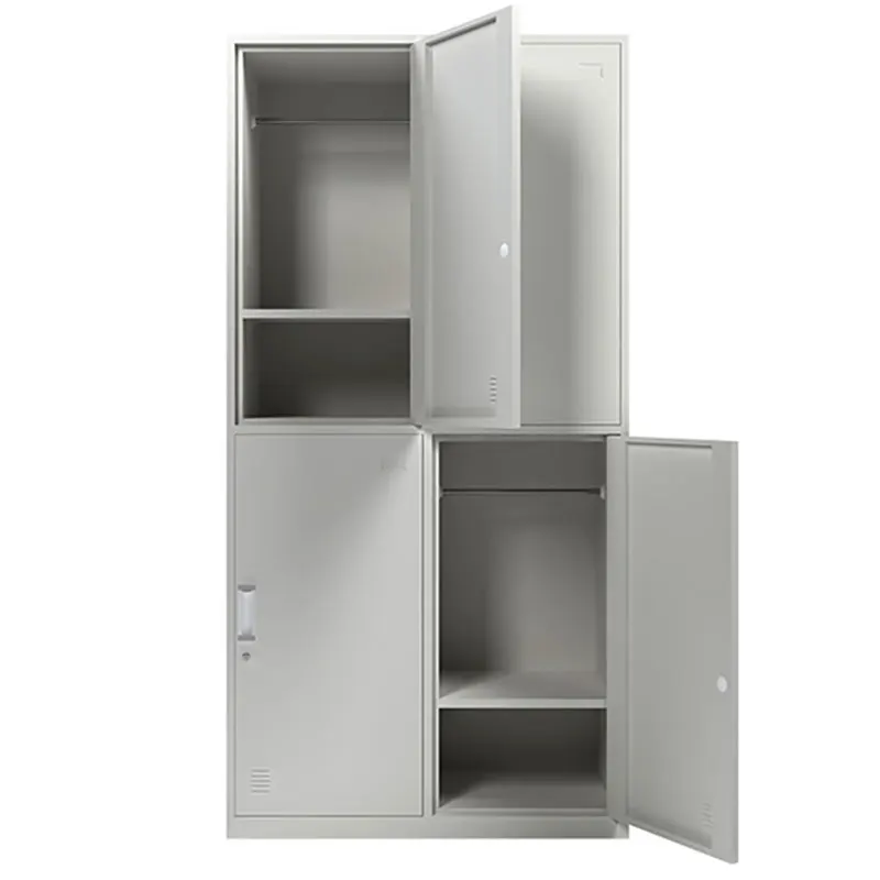 6 door metal clothes wardobe cabinet