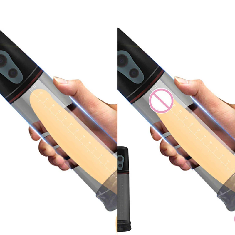 2022 new arrival Silicone Electric Sleeve Penis Enlargement Device Sex Toy Vacuum Enlarger Erection Penis Pump For Man