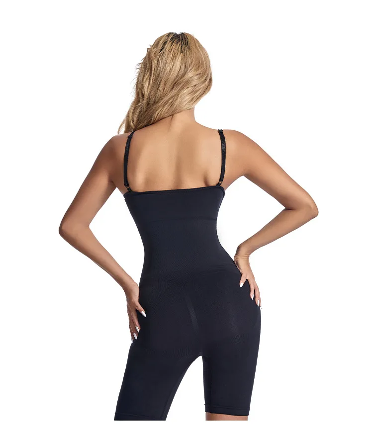 Seamless Women Bodysuit Butt Lifter Shapewear Waist Trainer Body Shaper Strappy-Back Chest Enhancing Corrective Underwear Corset