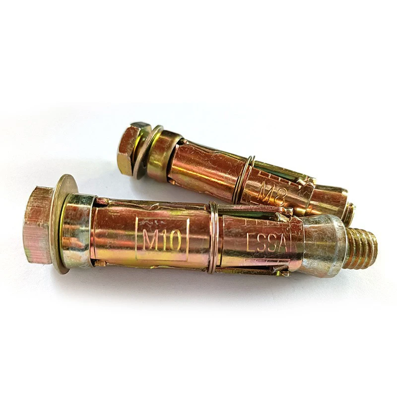 High Quality Factory Manufacture 3 Pieces Fixing Expansion Shield anchor with hex bolt
