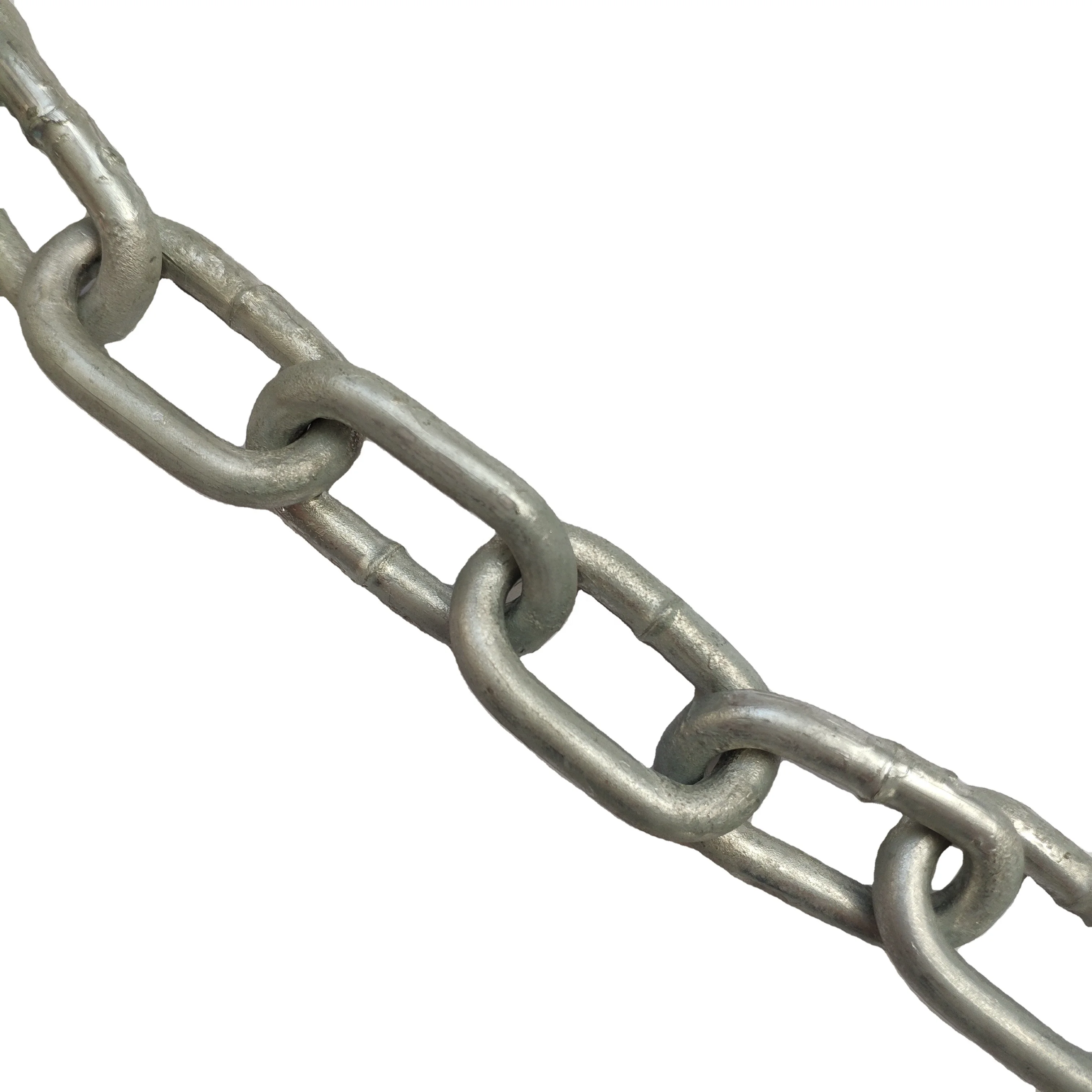 Mild Steel Welded Q235 Q195 3MM 4MM 5MM 6MM 7MM 8MM 9MM Korean Standard Hot Dip Galvanized Short Link Chain