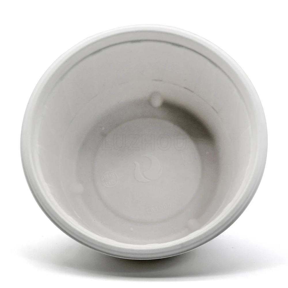 1000ml 100% Biodegradable & Compostable bagasse disposable paper bowls biodegradable with lid