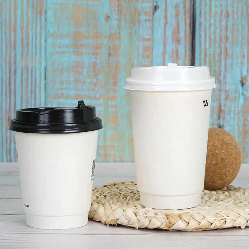 Promotional Factory Supply paper cups for hot drinks Good quality Top Seller paper coffee cups with lids