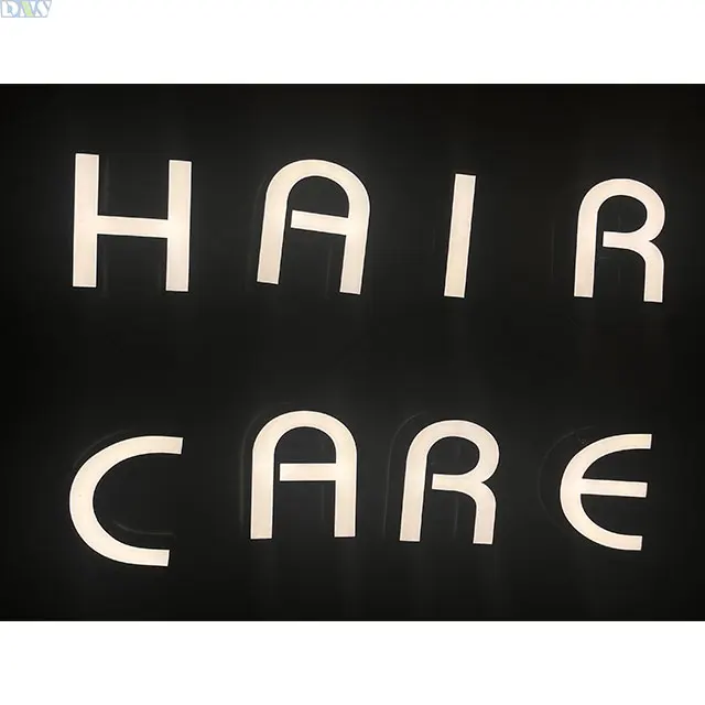 love letters front luminous led light 3d letter sign