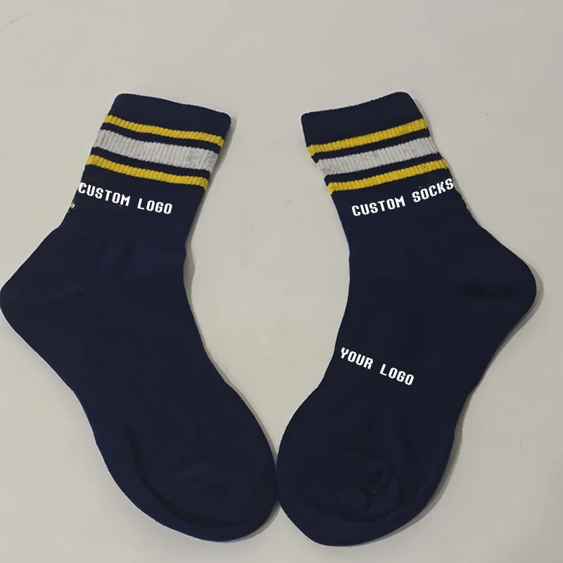 Factory Direct Personalized Logo Ankle Sports Socks Adult Unisex Crew Cotton Athletic Men Socks Custom Logo