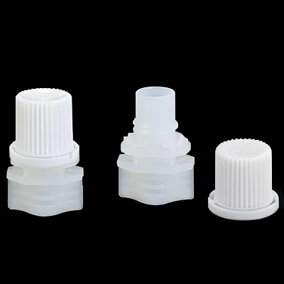 Фабрика JinLei, пластиковый пакет, носик, крышка с винтовой крышкой, крышки для бутылок, сделано в Китае