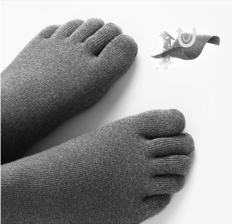 High Quality Custom Low cut spandex toe separator socks athletic women 5 toe socks five toe finger socks