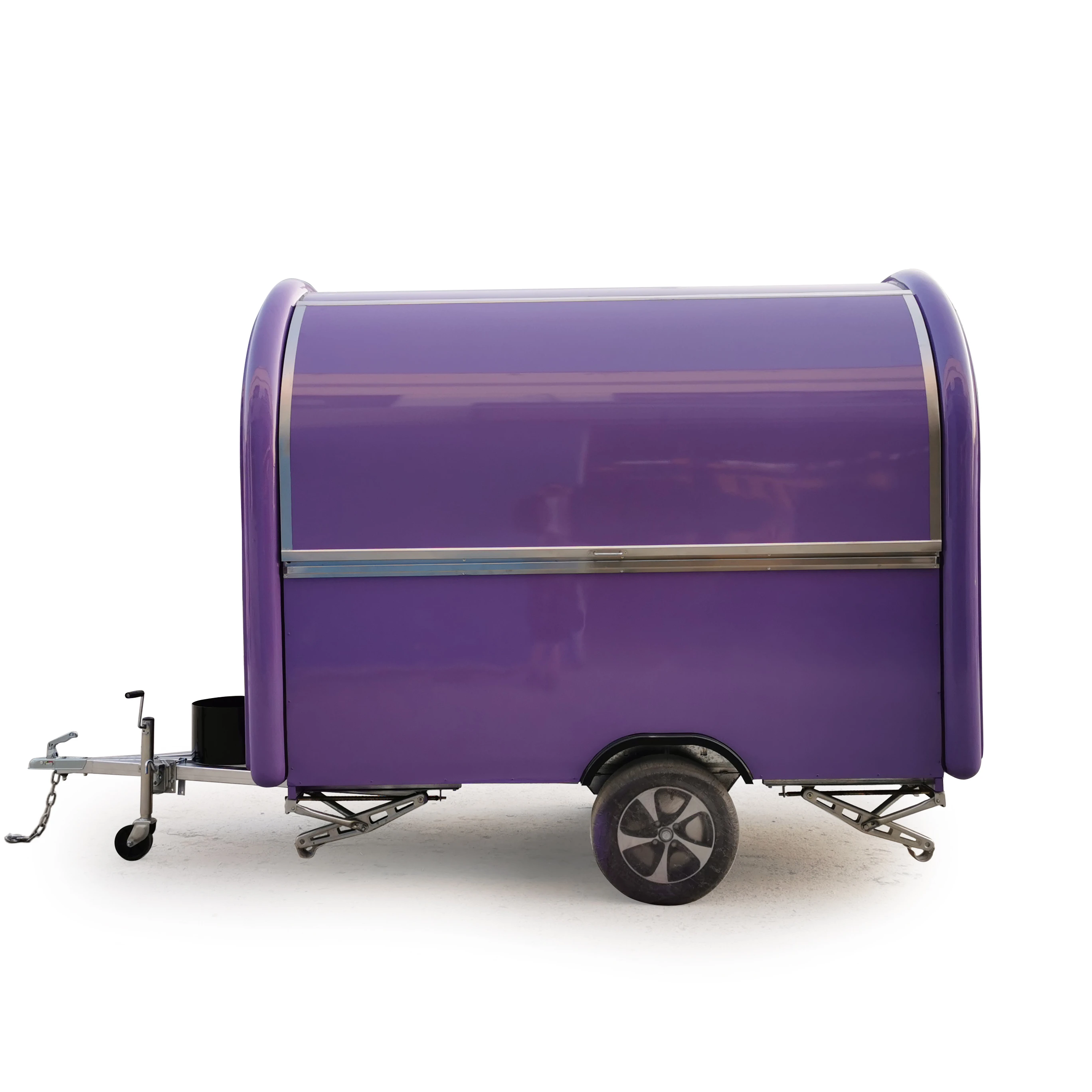 Mobile Bakery fast Food Truck ice cream Remorque food cart trailer Used Dessert Food Truck with kitchen For Sale in Germany
