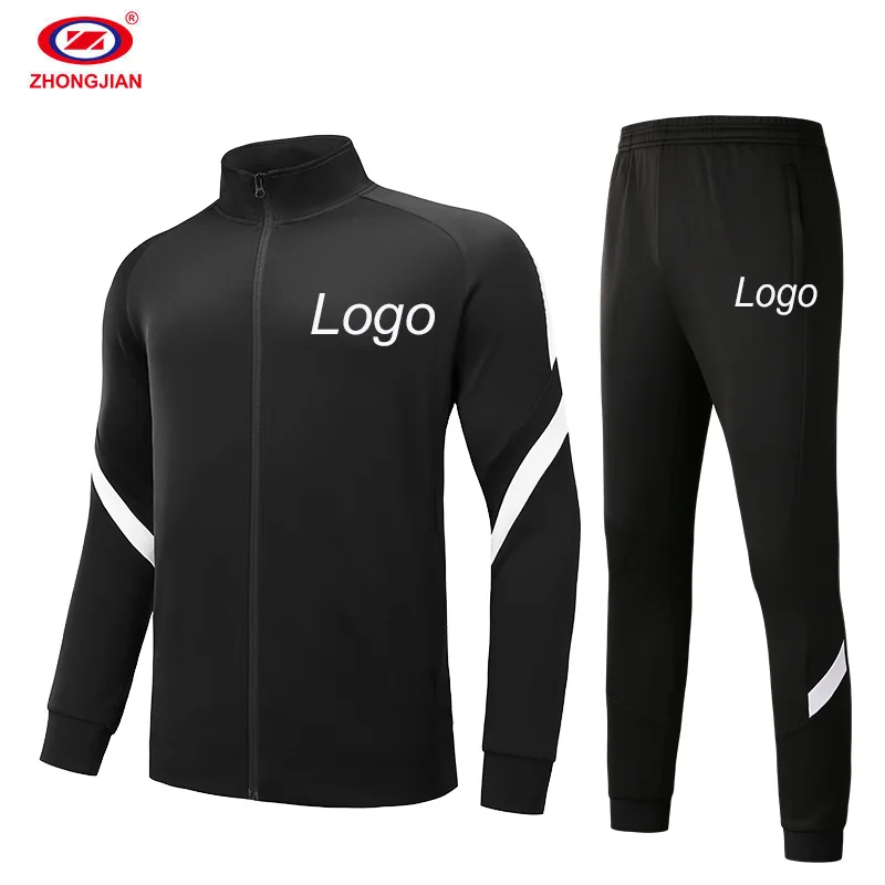 New Arrival Sport 2 Piece Track Suit Custom Design PSG Tracksuit Soccer Football Sportswear Sweatsuits