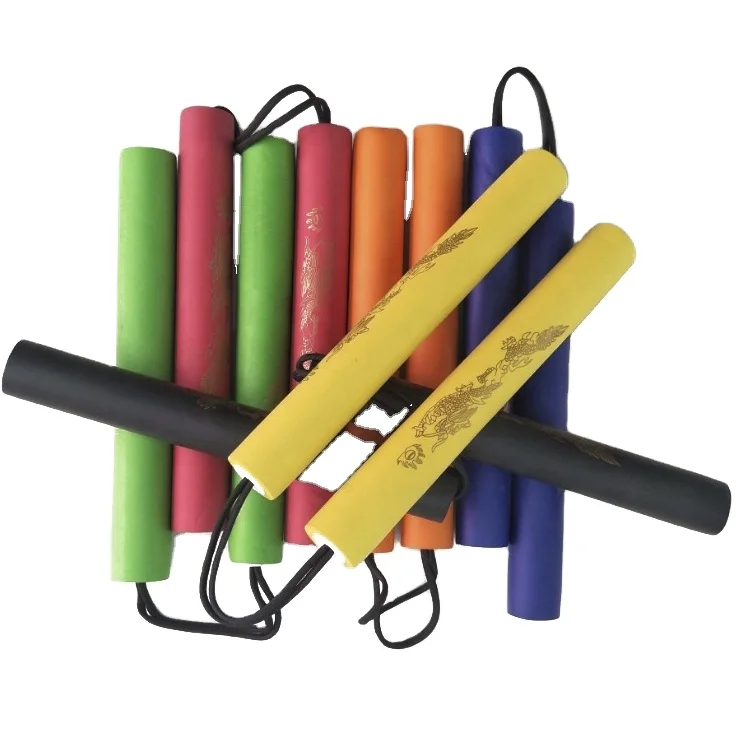 Wholesale multicolor foam nunchakus martial art Training nunchukus stick