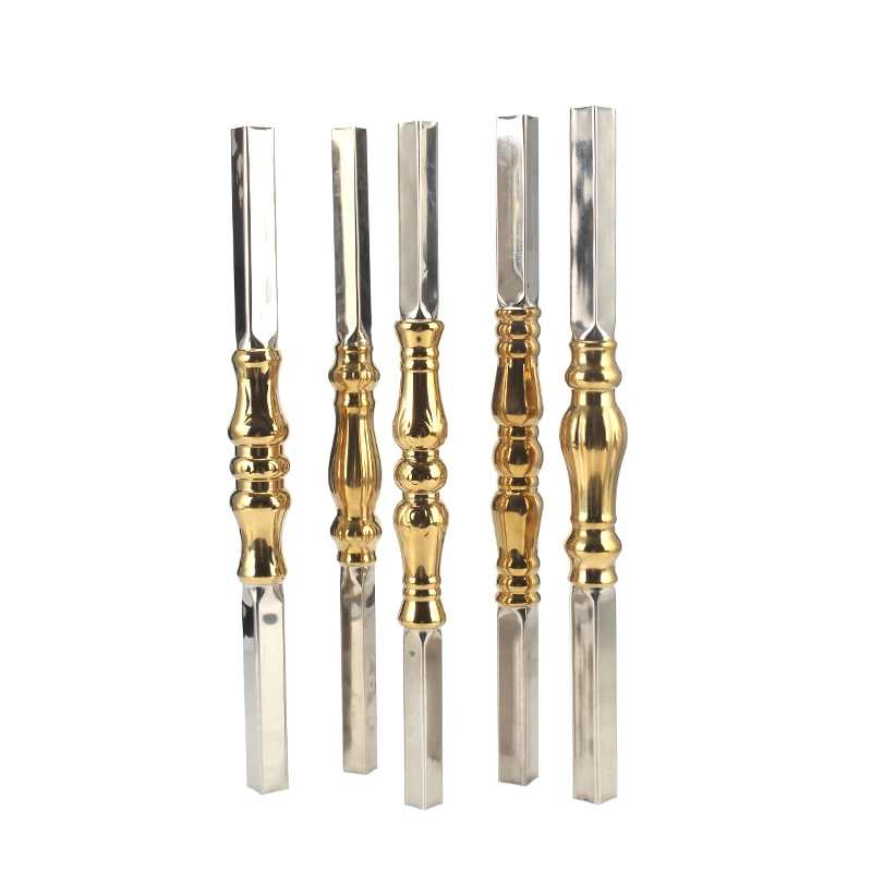 Stainless steel steps channel balcony accessories metal roman balustrades handrails railing stairs balustrades