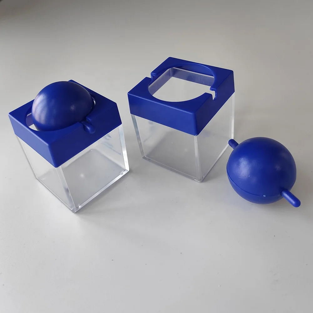 Promotional items ball roller clip dispenser container box magnetic magnet paper clip holder for school office bank gifts