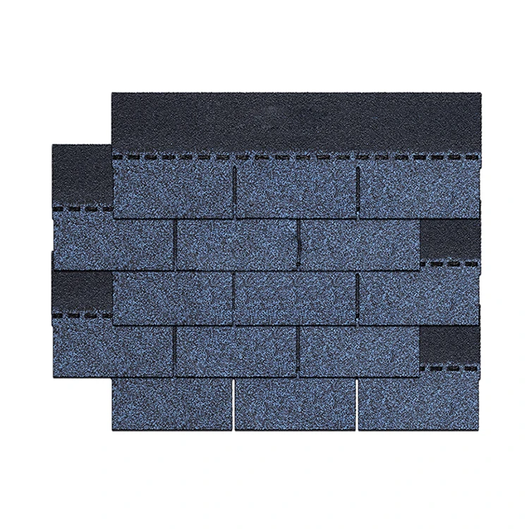 High quality synthetic ocean blue asphalt roof shingles architectural canada teja tiles single layer bitumen sheet turkey