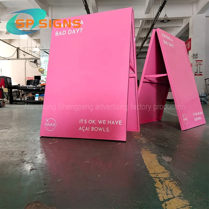 SP factory Custom портативный складной A-Frame стоячий без парковки скользкий Дорожная безопасность влажный пол предупреждающая доска предупреждающие знаки опасности