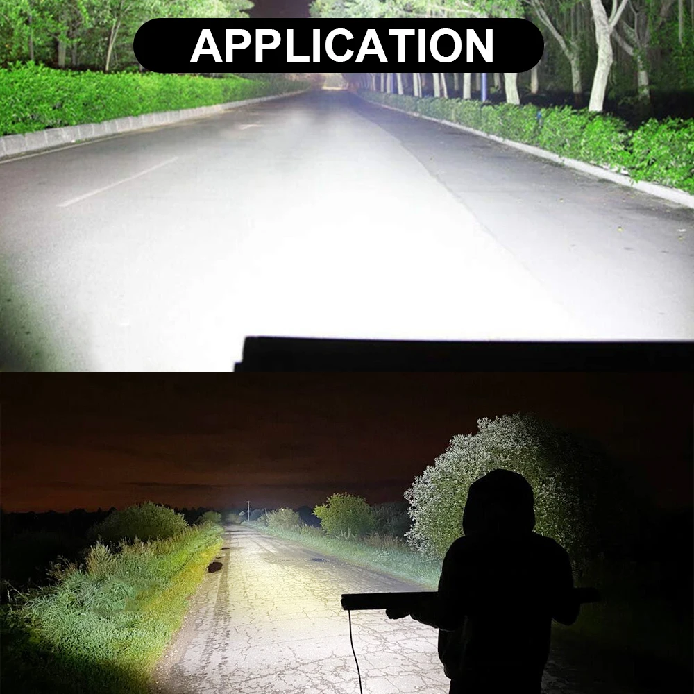 RCJ Wholesale Car LED Light Bars Off Road LED Light Bar 50 Inch Curved LED Light Bar for Truck Barras LED Para Auto Offroad