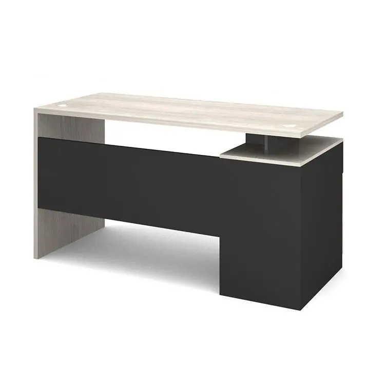 Small SOHO Home Reading Room Laptop Computers Table 2 Drawer Full Wooden Office Desks