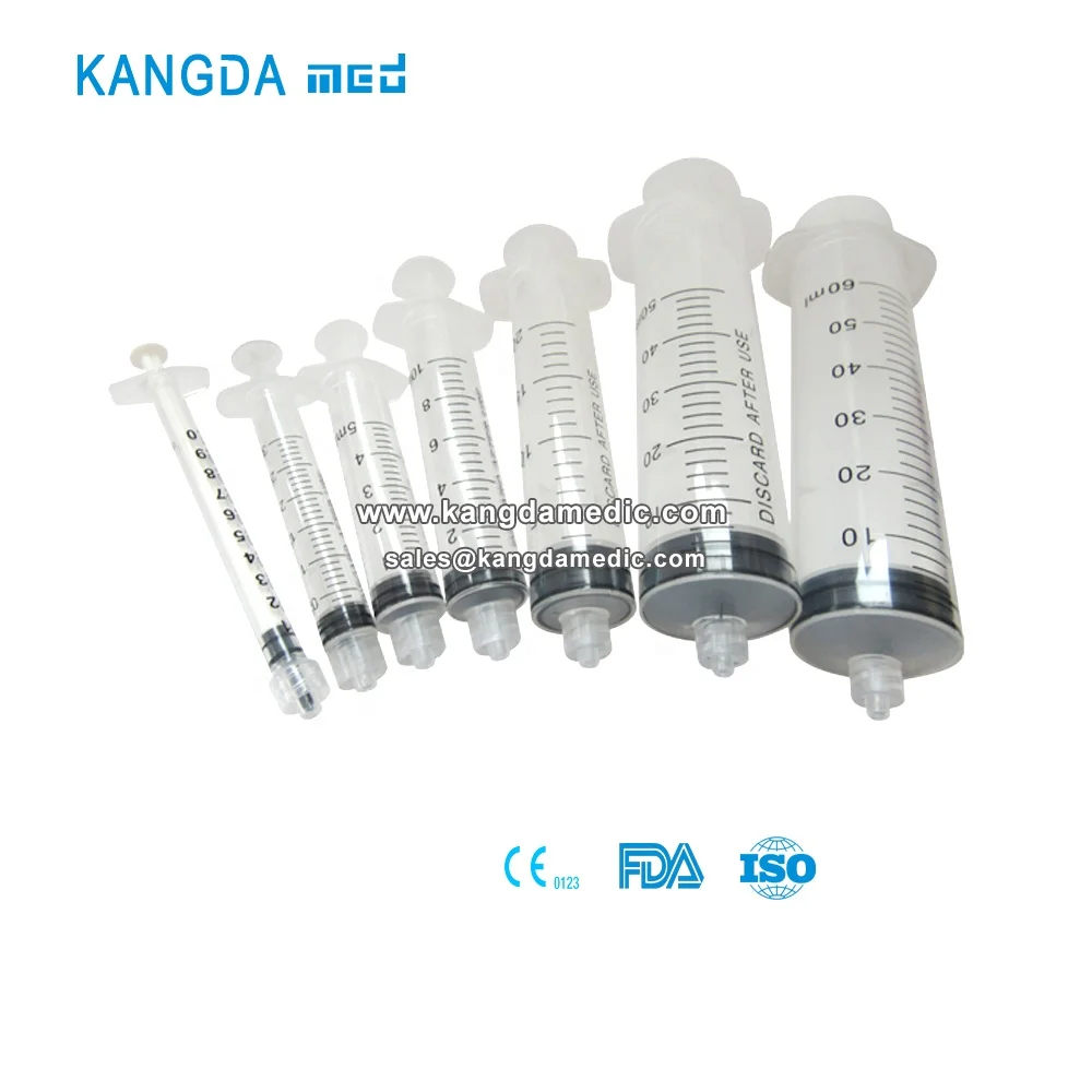 manufacturer supply disposable syringe with needle luer slip luer lock hypodermic