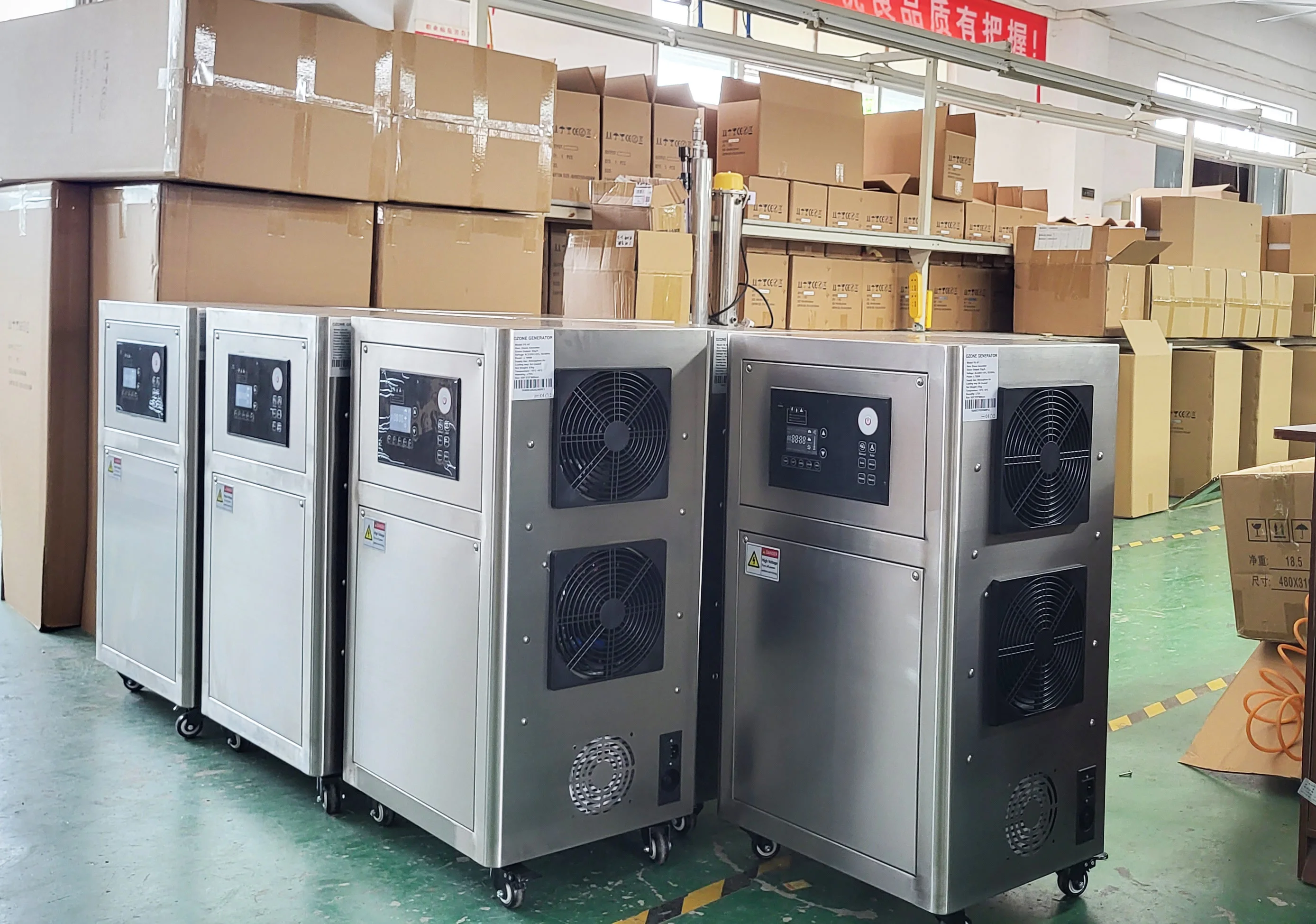 Flygoo Factory Air Treatment 30g 40g 50g Air Cooled Ozone Generator Air Purifier Machine