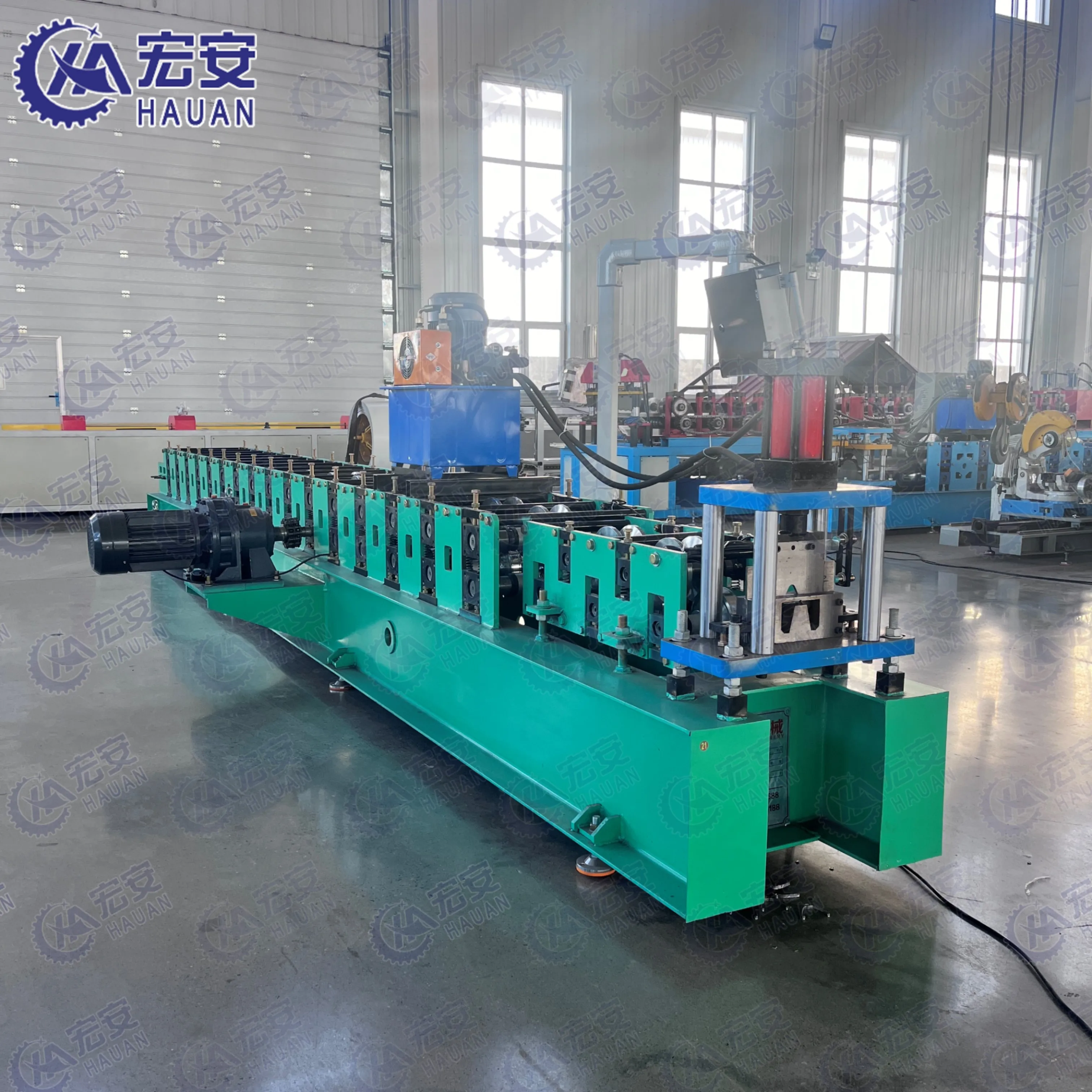 Light keel drywall omega profile light gauge steel roll forming machine furring channel making machine