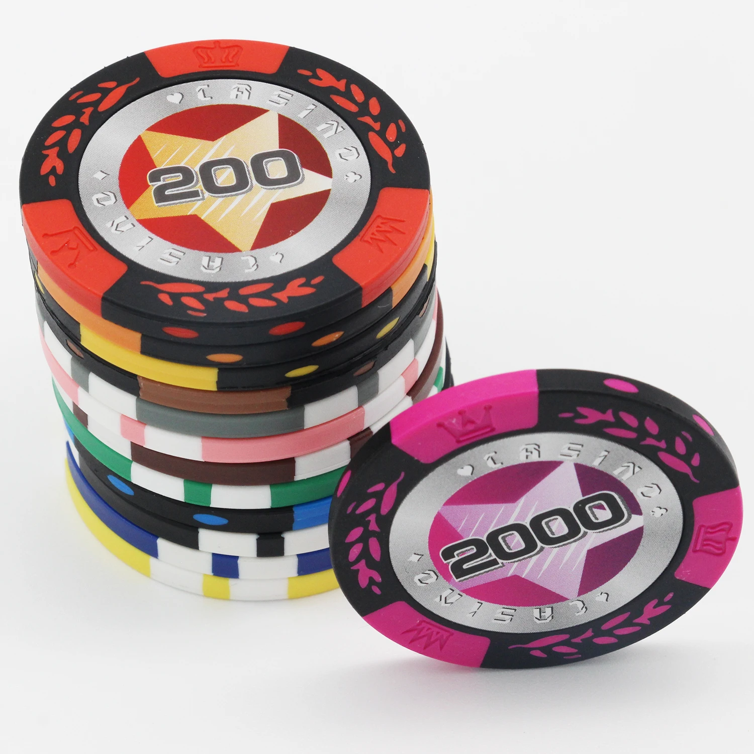 2021, оптовая продажа с завода, набор покерных чипов для казино с индивидуальным принтом, мини чип для покера (1600225940492)