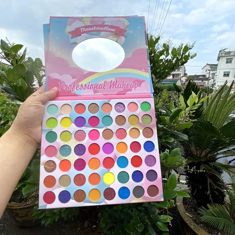 Cute cartoon rabbit 56 colors makeup eyeshadow palette