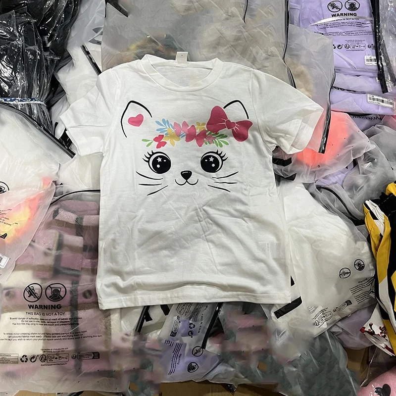 Wholesale Clothes Supplier Mixed Brand New Sealed Bale Direct From Factory Summer Baby Kids Bale