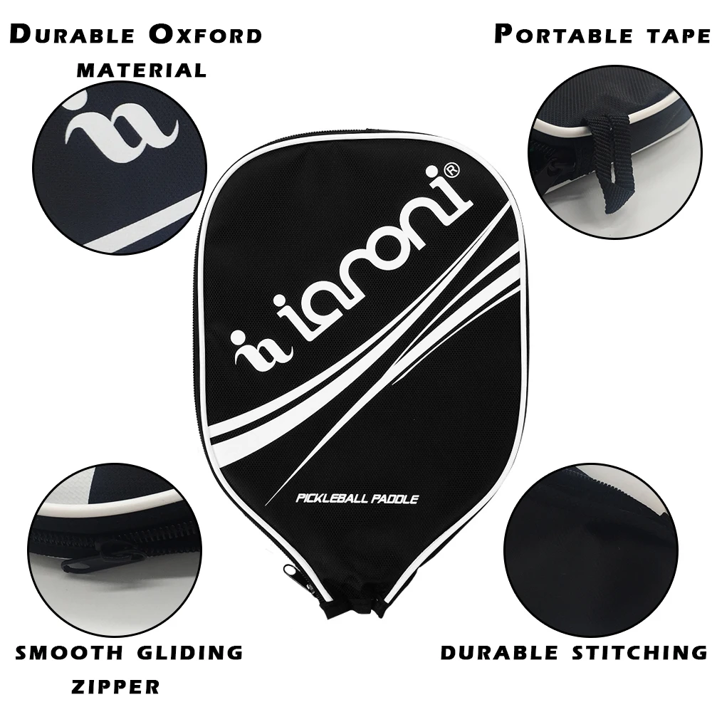 2020 New USAPA Approved Graphite Face Honeycomb Polymer Core OEM Lightweight carbon fiber pickleball paddle set