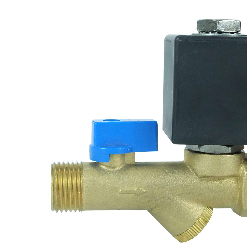 DKV DN10 bsp резьбовой 2/2 Way Water Auto латунный соленоидный дренажный клапан с