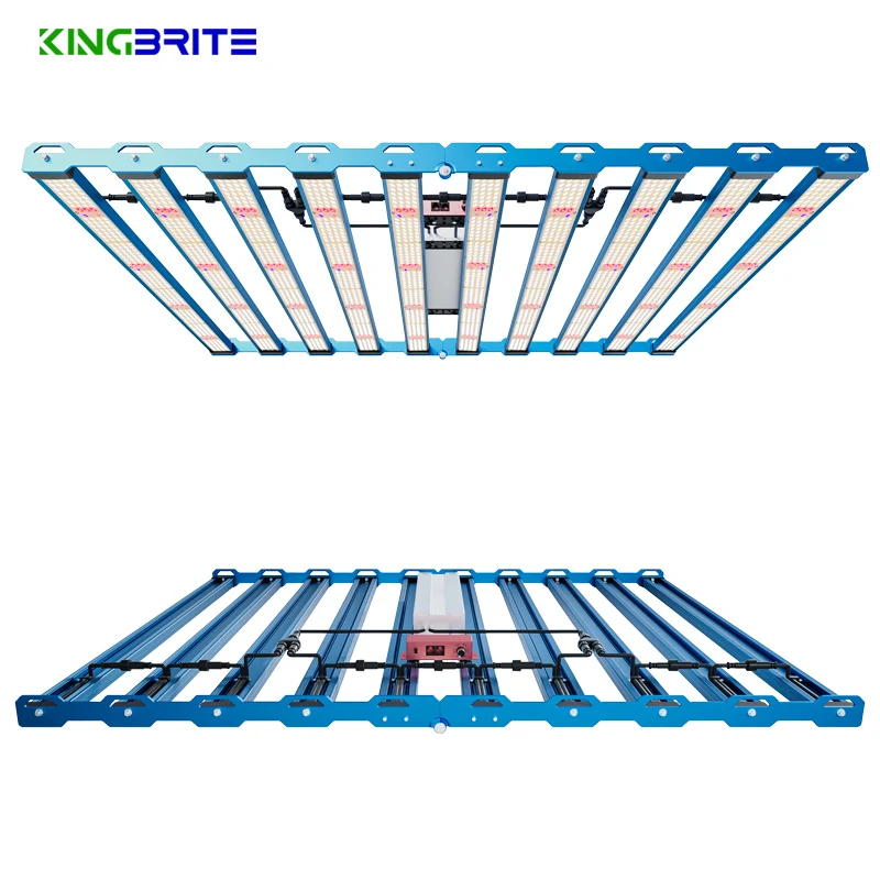 KingBrite Rotatable P55-1000W Samsung LM301H EVO+OSR (660nm+730nm)+LG UV Full Spectrum Led Grow Light Bar Replace LM301B QB288