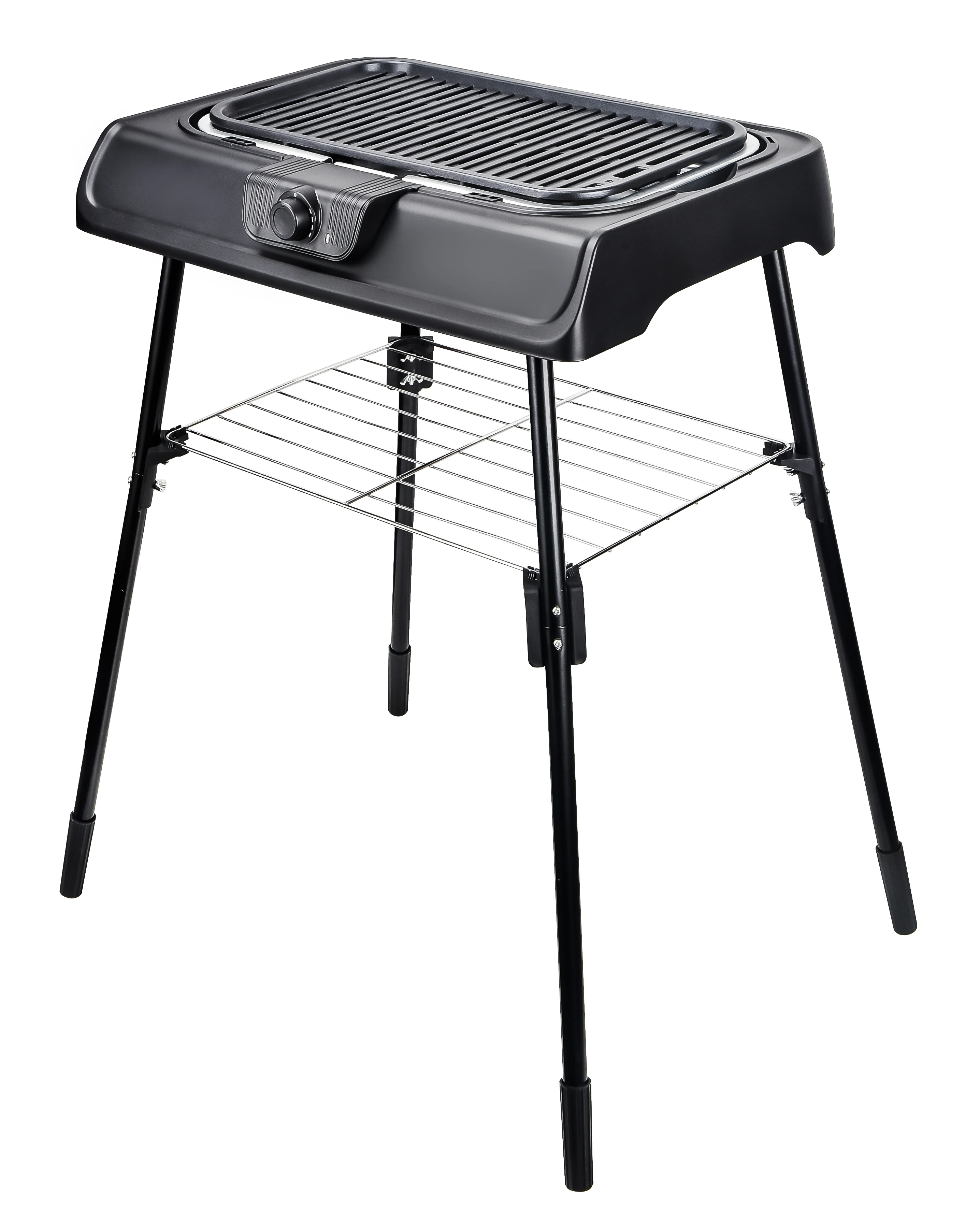 
2000W Outdoor Smokeless Electric BBQ Grill With Stand 
