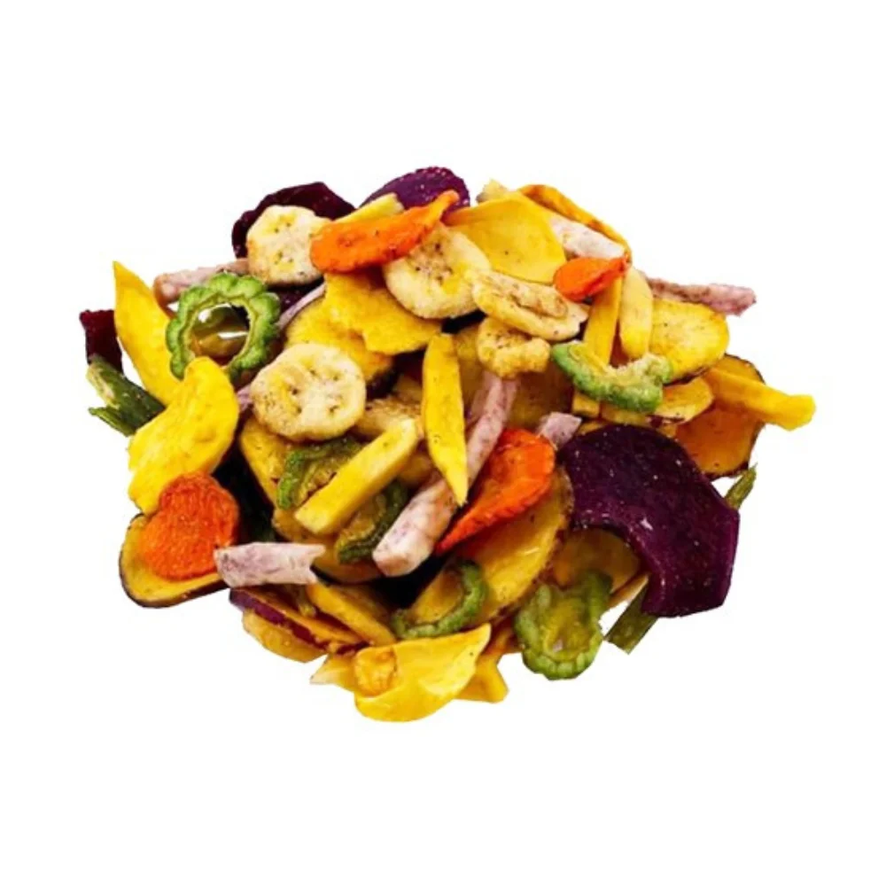 Customized Service High Quality Healthy Food 12 Kinds of Fruits & Vegetables Mixed Cripsy Snacks Top Product in Vietnam