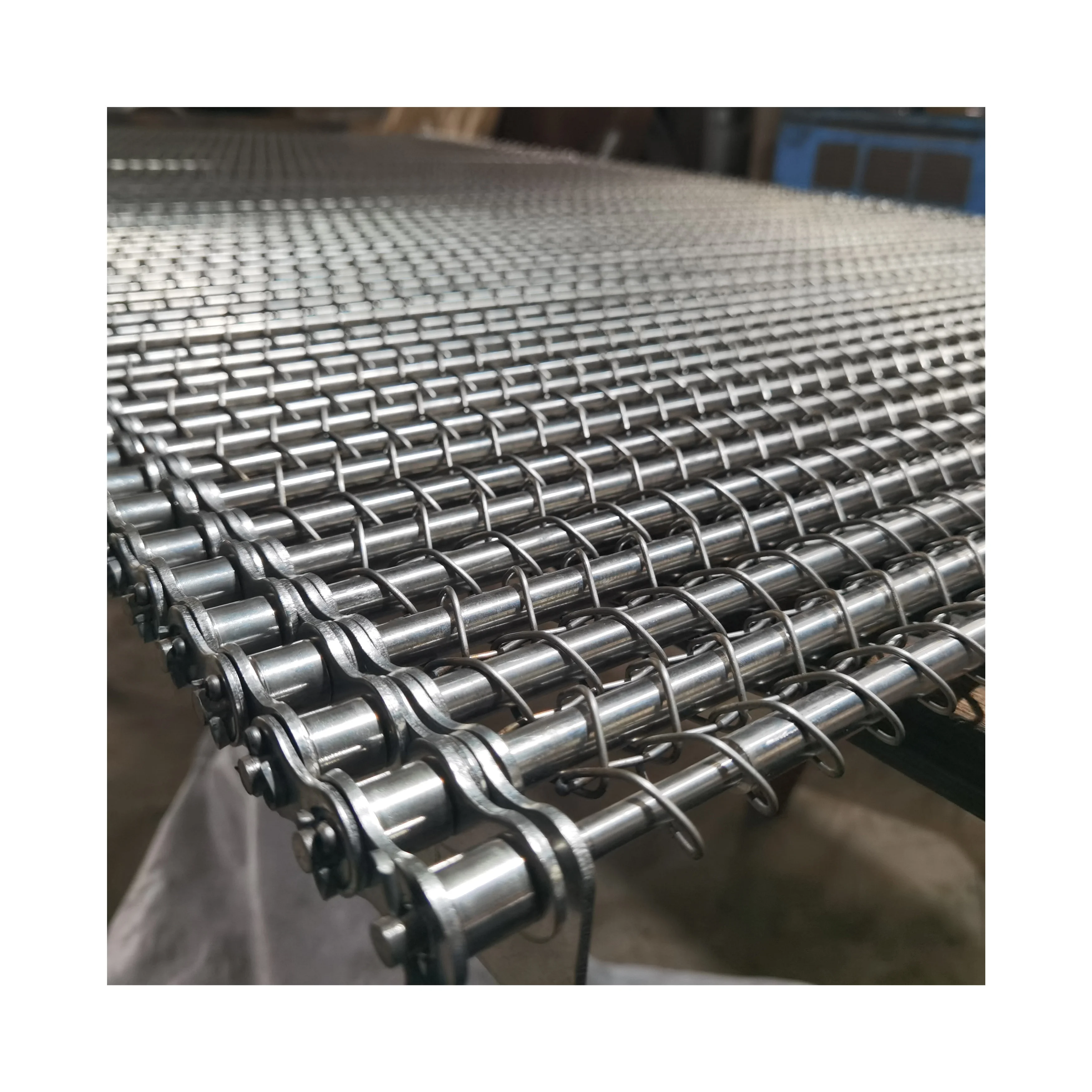 Nichrome TPS photovoltaic mesh belt for silicon wafer solar cell firing furnace phasix mesh