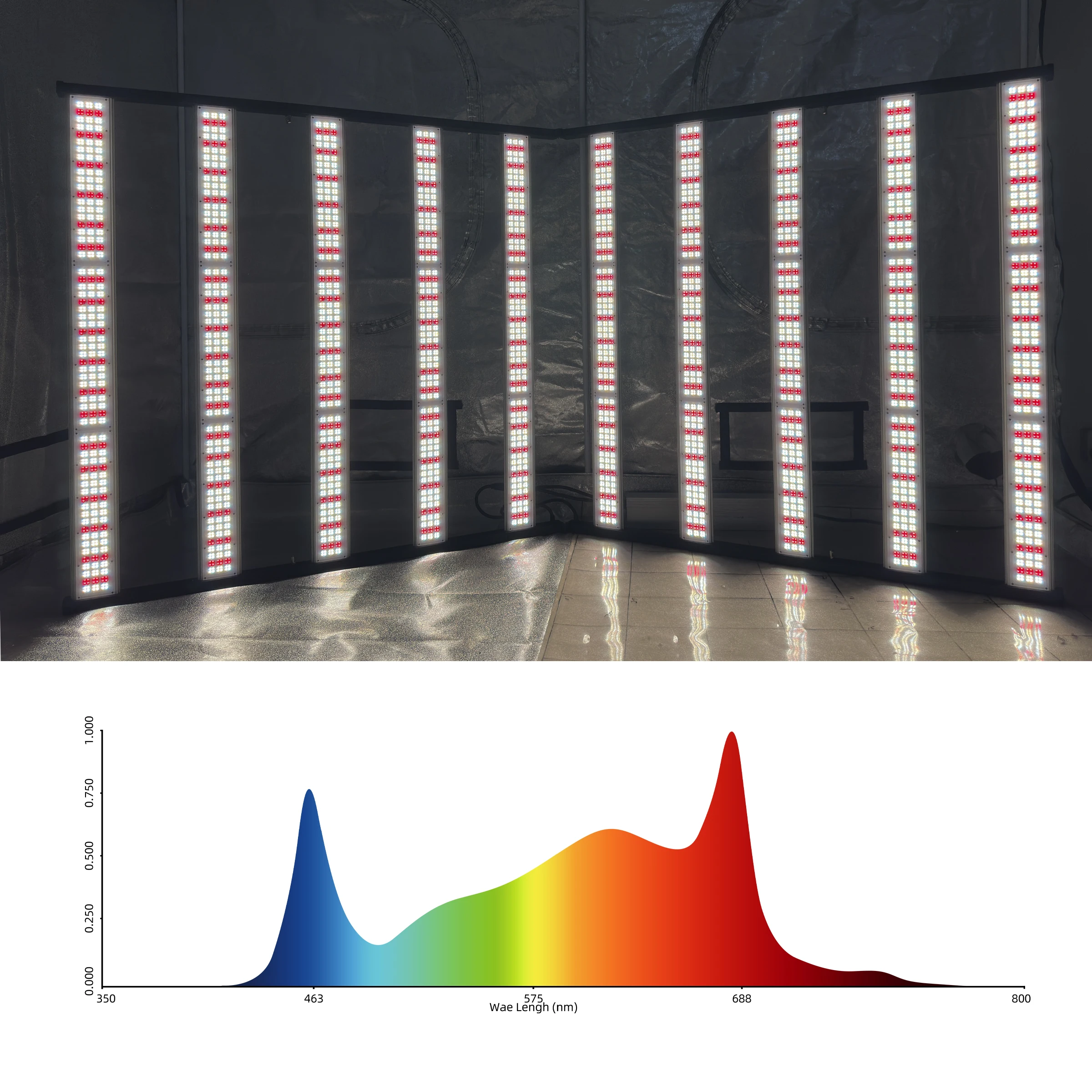 Available Stock  Fast Shipping Dimmable Samsung lm301h evo Chips Optical Lens 3.3umol/j 4X8 Ft 1500w 1200w 1600w Led Grow Lights