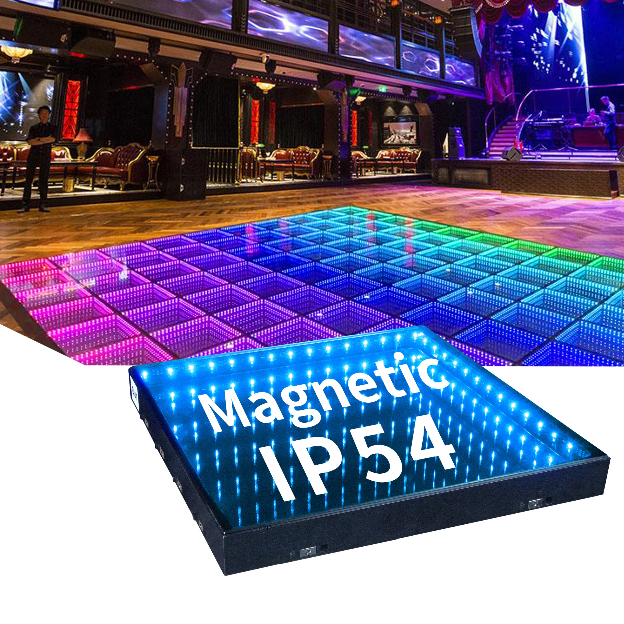 IP67 Outdoor RGB Led Light 3D Mirror Stage Wedding Dance Floor