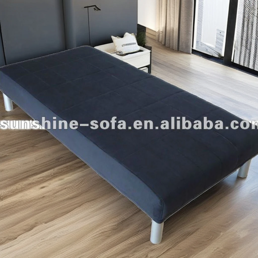 Modern Japan Tatami Single Sofa Bed Living Room Furniture Wood Flat Pack Two Guests Leisure Guest Floor Guest Leisure Fabric