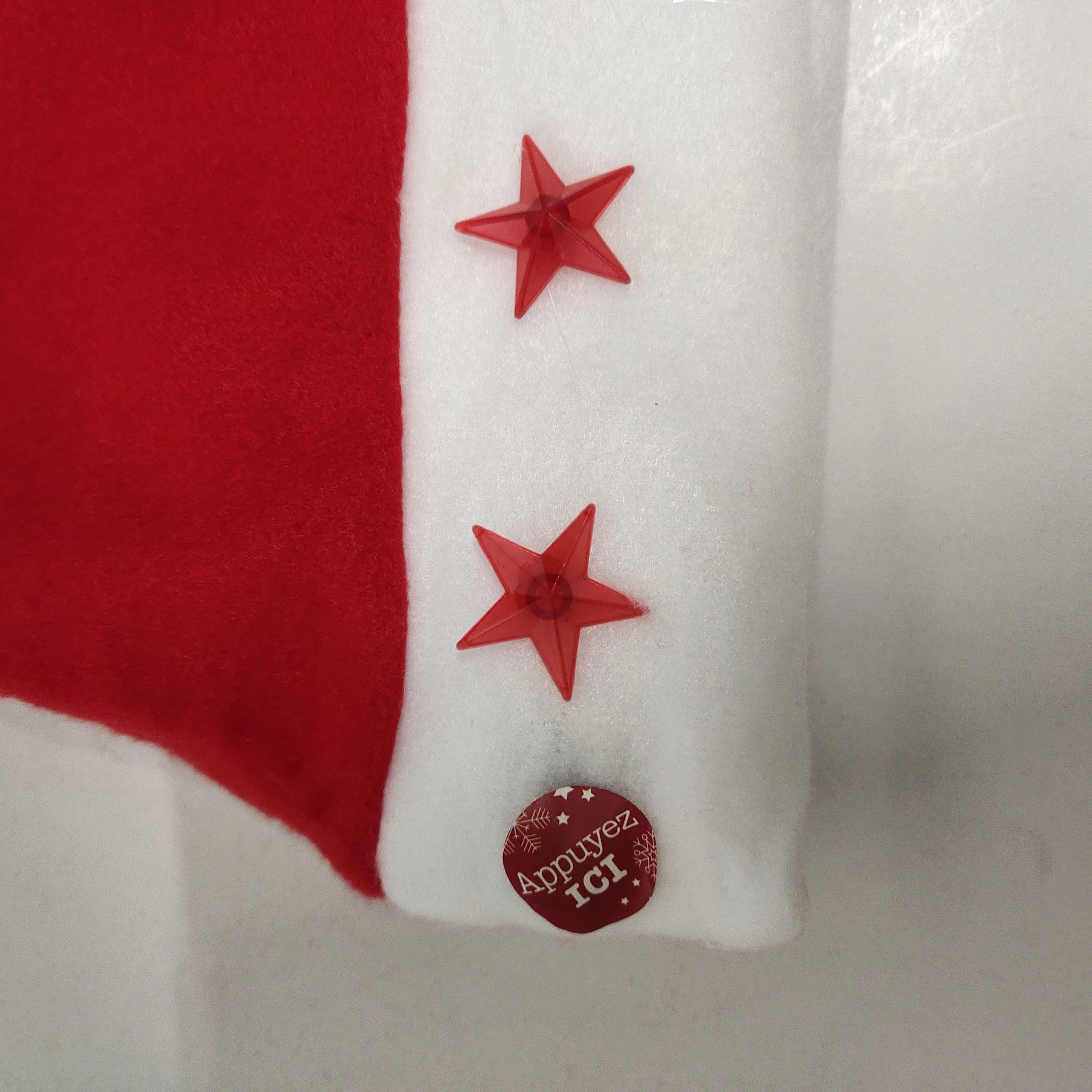 SJ0421 светодиодные рождественские шапки взрослые детские костюмы Головные уборы Санта Клауса Рождественская шапка с красным освещением