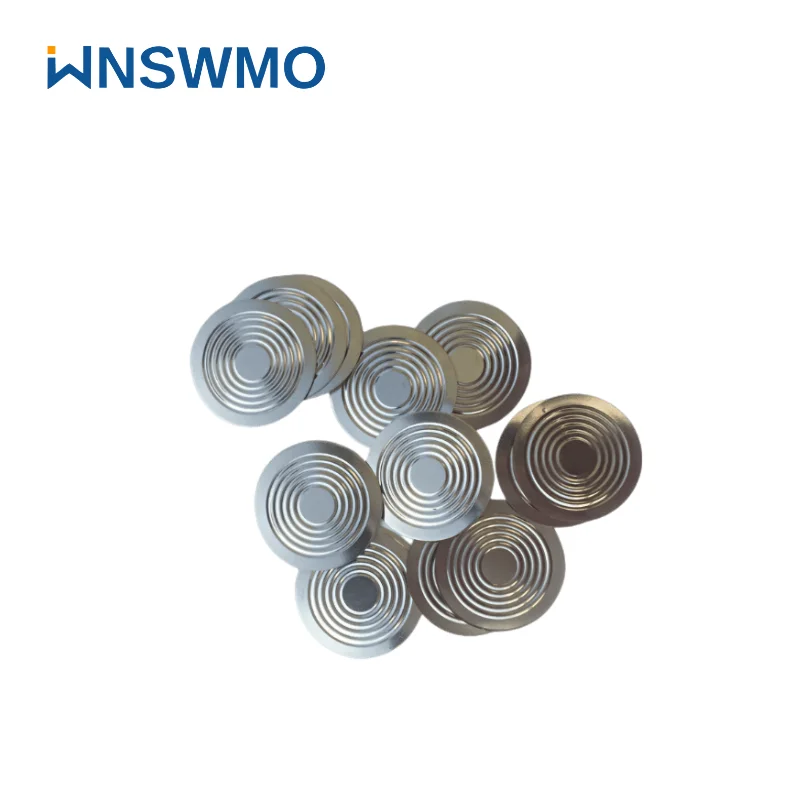 metal corrugated and flat diaphragm for pressure sensitive element
