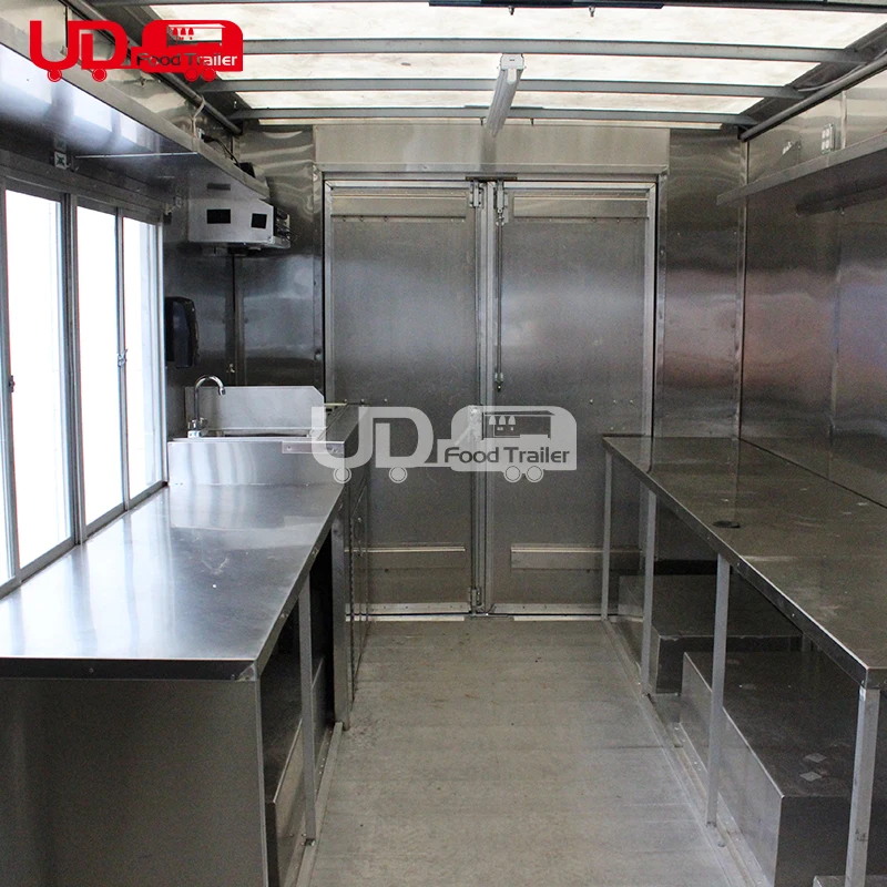 UrDream 2024 New Outdoor Kitchen Fast Mobile Food Cart America Electric Food Truck With Full Kitchen