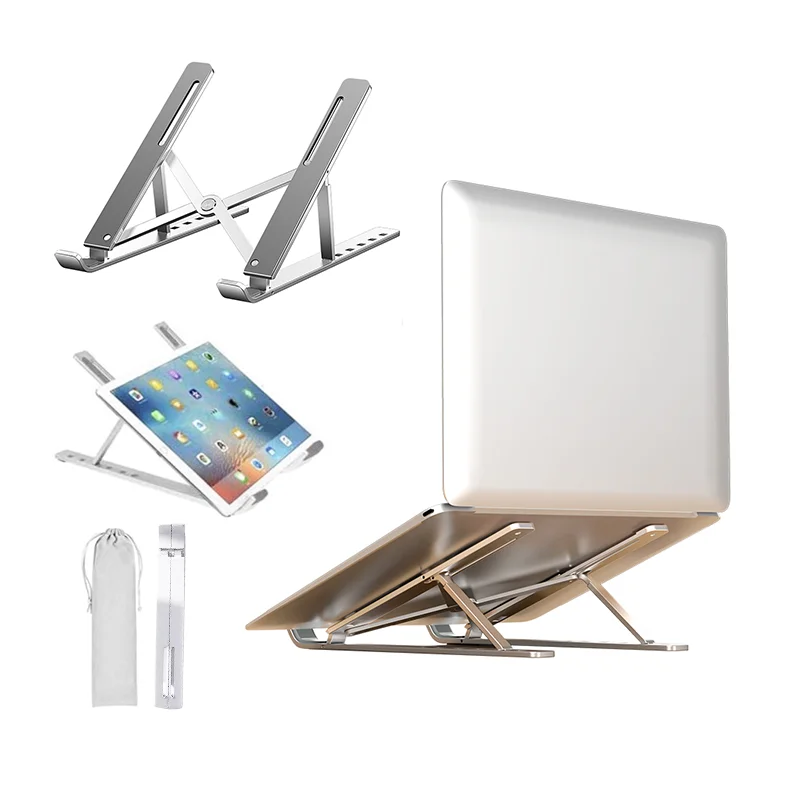 
Soporte de Para non-slip collapsible multi Adjustable angle N3 Computer Stand Lightweight mini metal aluminium notebook stand 