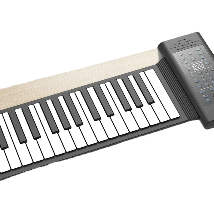 88 key silicone hand roll piano Portable foldable midi adult professional electronic piano wholesale
