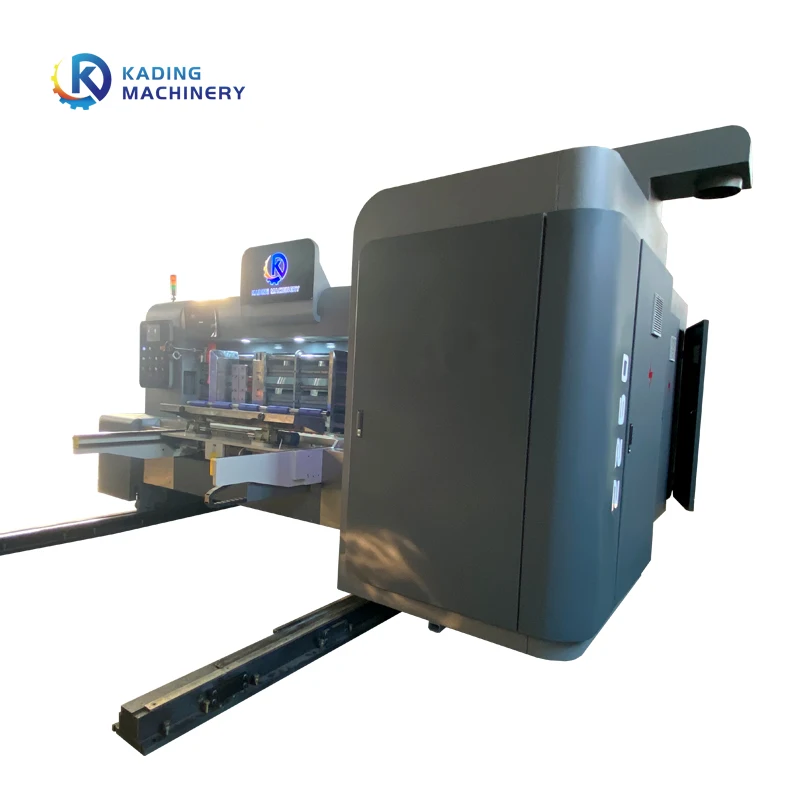 Automatic Feeding Carton Box Packing Corrugated Cardboard Flexographic Multi-color Printing Slotting Die-cutting Machinery