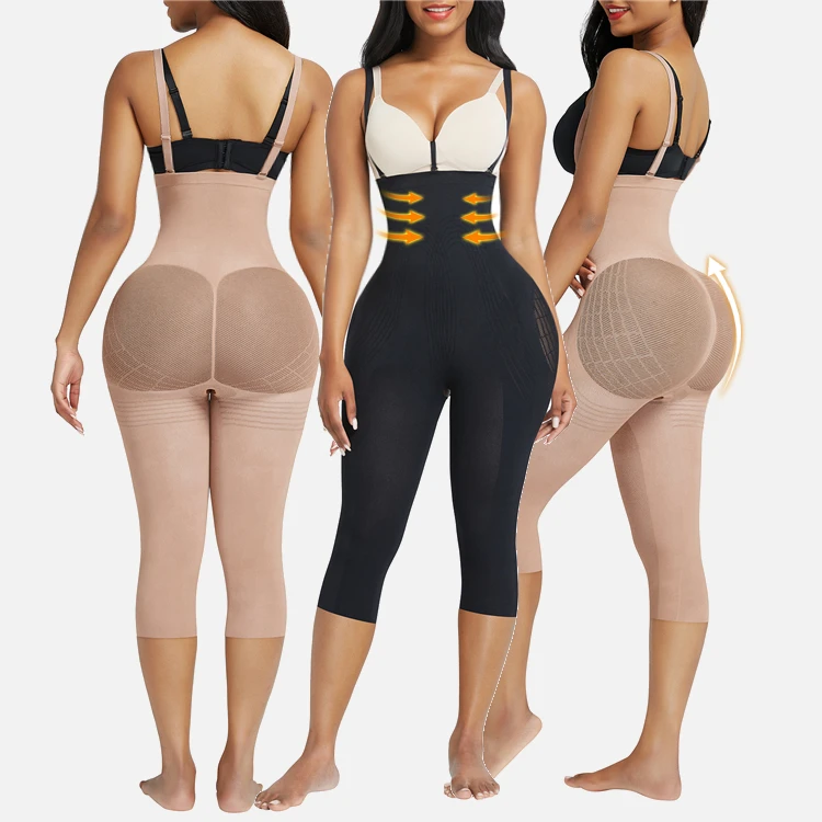 HEXIN New Design High Waist Slimming Tummy Control Full Body Shapewear Butt Lifter Seamless Shaper
