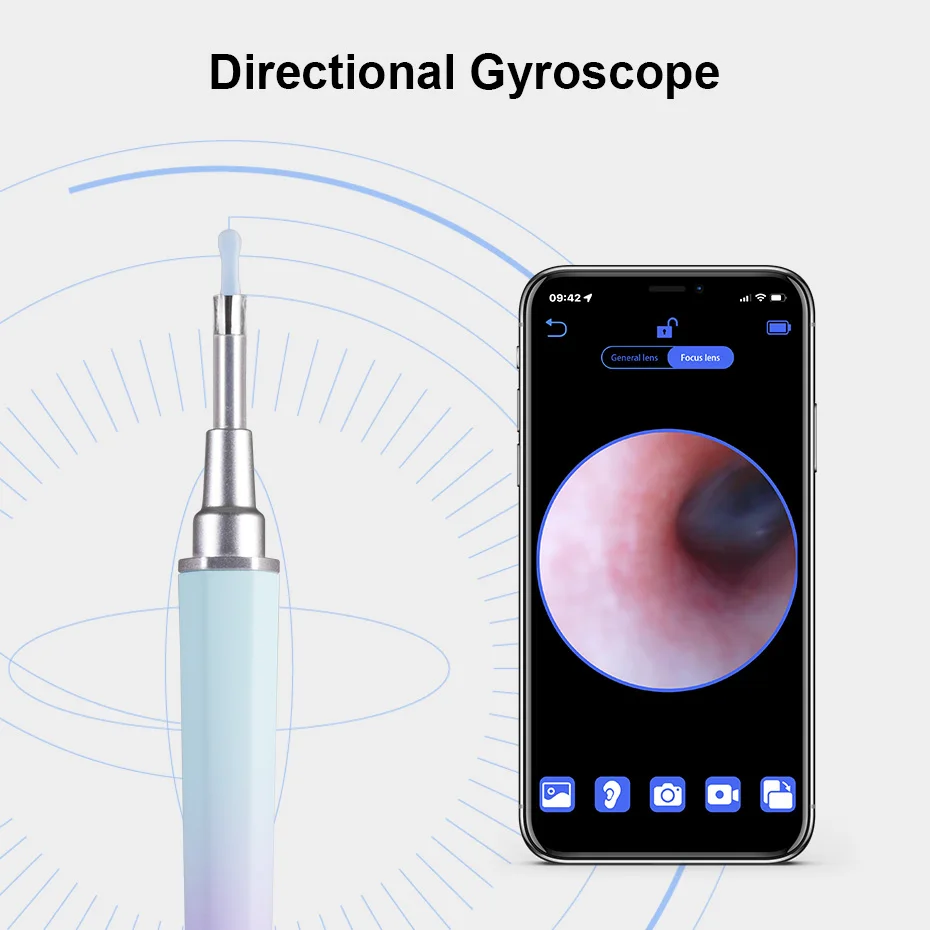Newest WiFi Ear Cleaner Wax Removal Ears Endoscope Mini Camera Otoscope Visual Ear Sticks For Gift Visual Earwax Cleaner