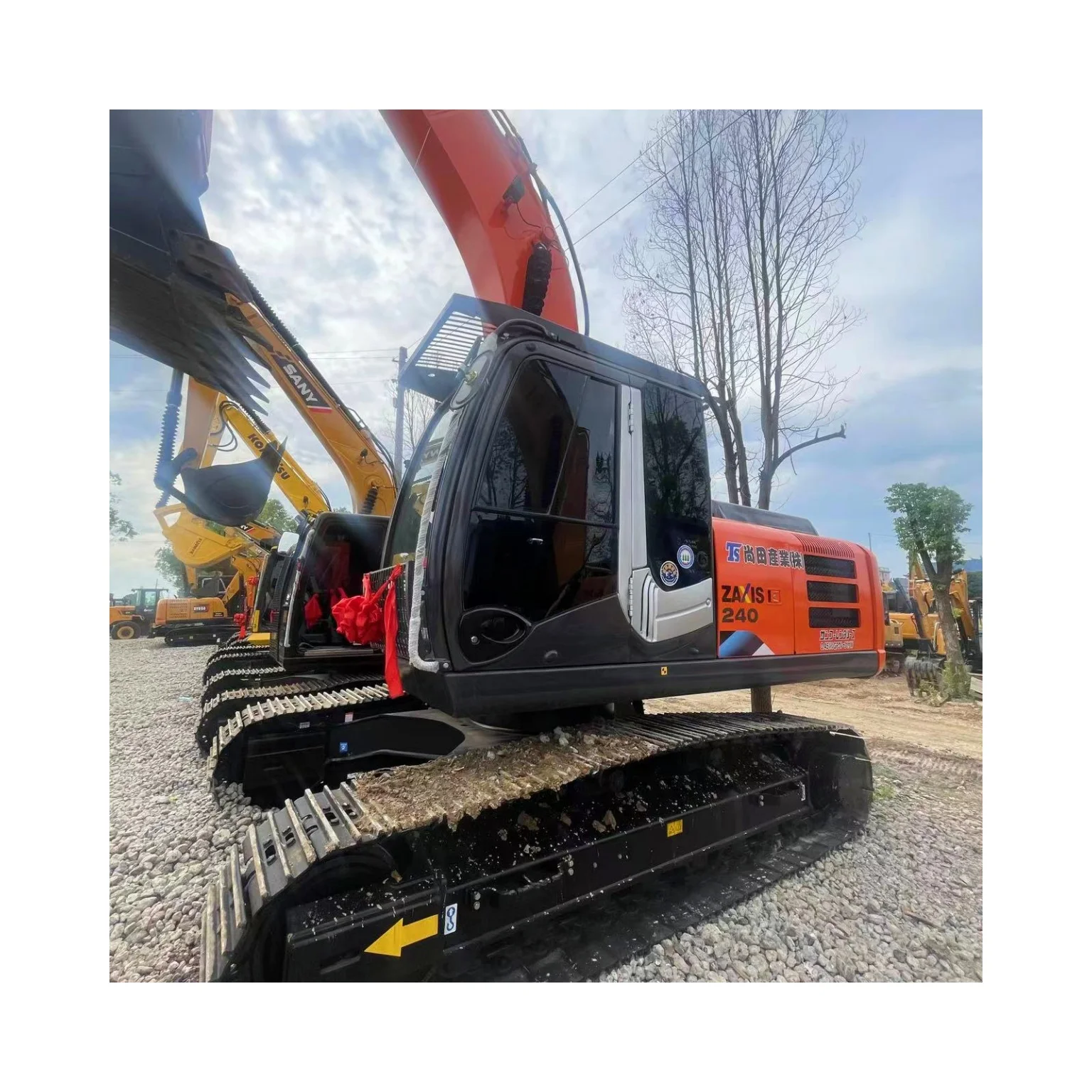 Used Hydraulic Crawler Excavator Hitachi Zx 240 ZX240 24ton Digger Second Hand Good Price for Sale