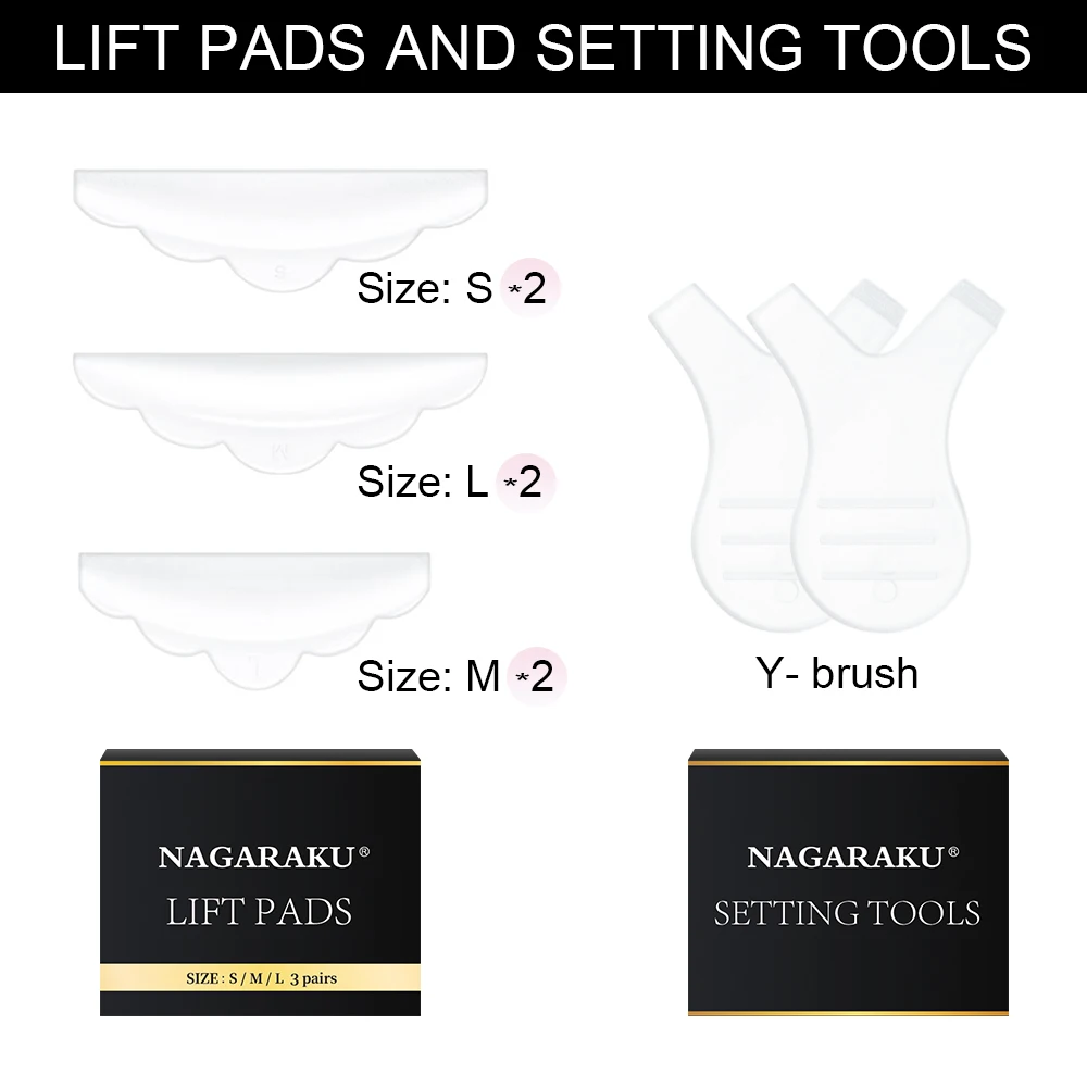  NAGARAKU Lash Lift Adhesive Lifting Eyelash Extensions Curling Brow Perming Lamination Kit