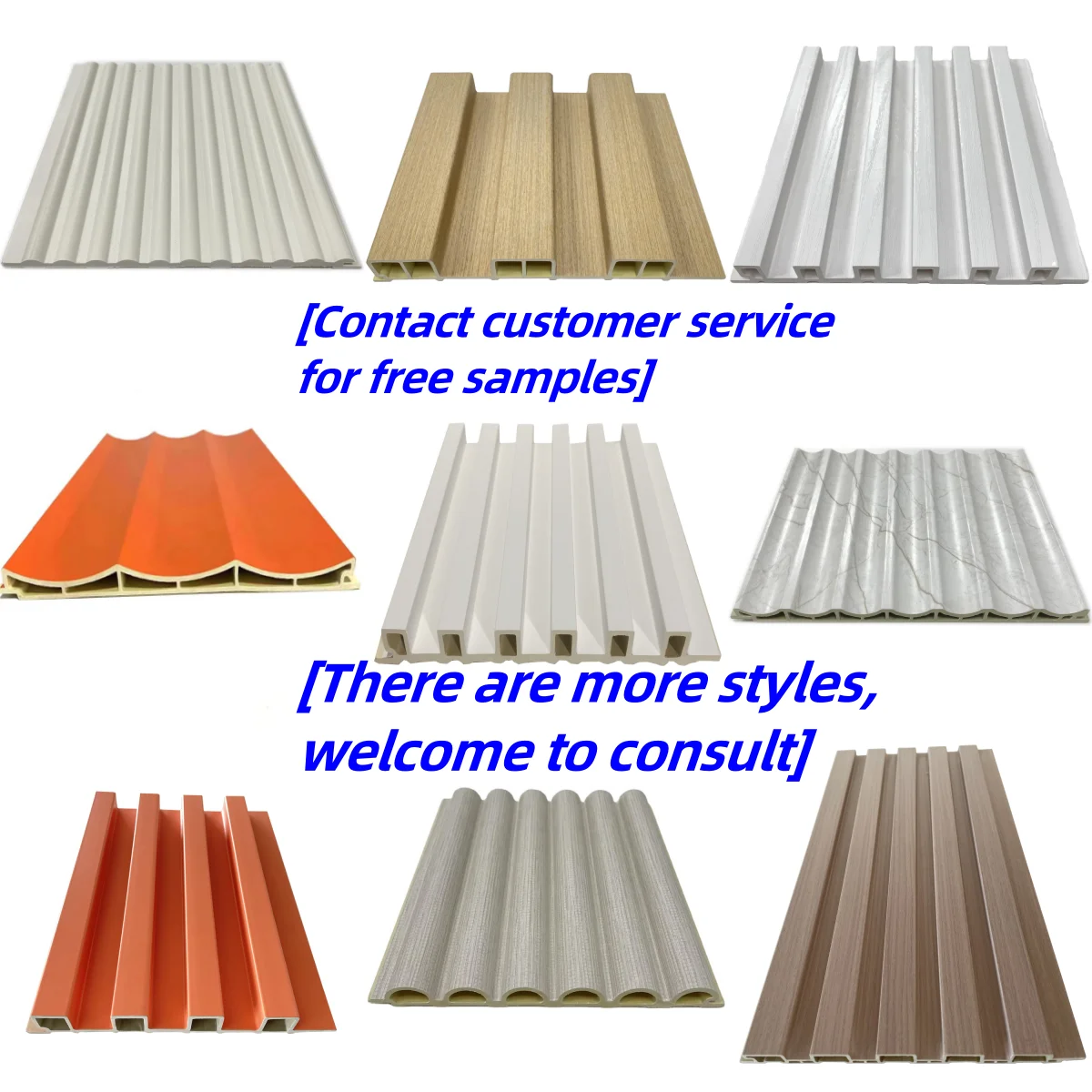 low price reasonable price Best Quality Fireproof Decorative Cladding 3D WPC wall panel for Living Room wpc door panel